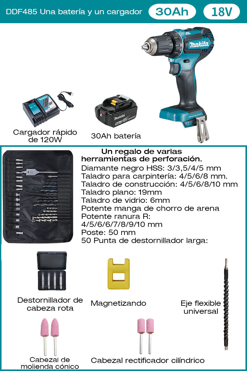 🔫 TALADRO 48w INALAMBRICO  MAKITA 48v 🔫 PAGO CONTRAENTREGA 🚚+ ENVÍO GRATIS ✈️