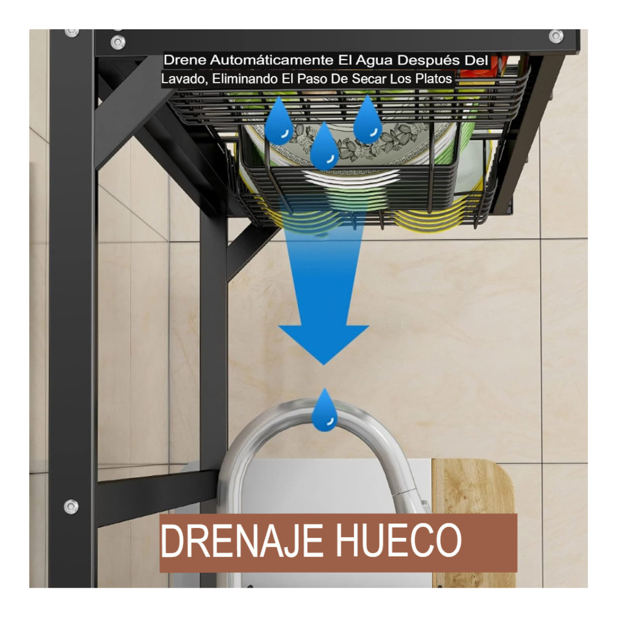 🍴 ESCURRIDOR DE PLATOS  85 ctms✔️  🚛 PAGO CONTRA ENTREGA 🚛 ⏰ ENVIO-GRATÍS ⏰