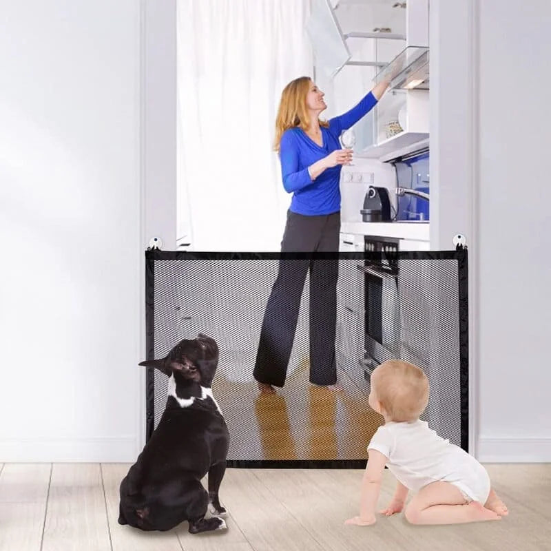 🛡️ MALLA DE SEGURIDAD PARA BEBÉS Y MASCOTAS 🛡️ 👶🐶 PROTECCIÓN TOTAL EN ESCALERAS Y PUERTAS ✈ ENVÍO GRATIS | 🚚 PAGO CONTRAENTREGA