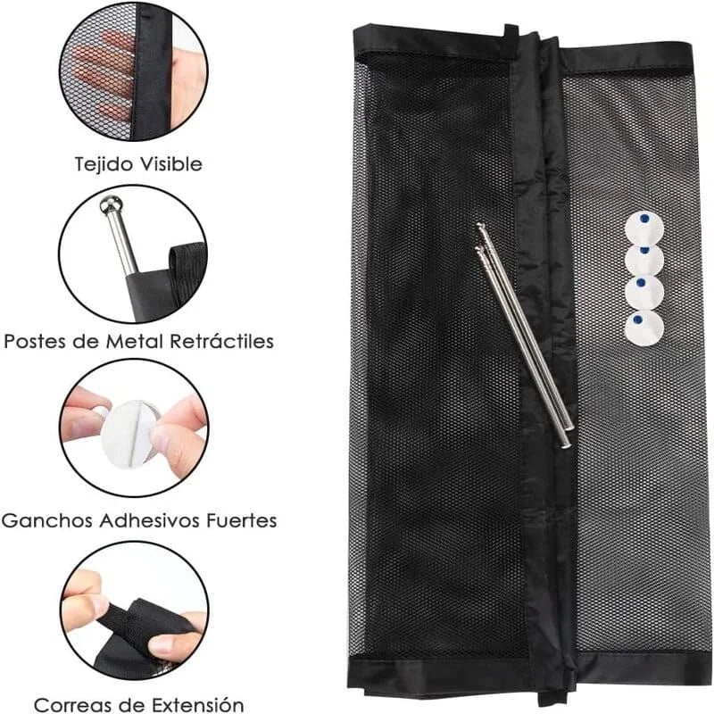 🛡️ MALLA DE SEGURIDAD PARA BEBÉS Y MASCOTAS 🛡️ 👶🐶 PROTECCIÓN TOTAL EN ESCALERAS Y PUERTAS ✈ ENVÍO GRATIS | 🚚 PAGO CONTRAENTREGA