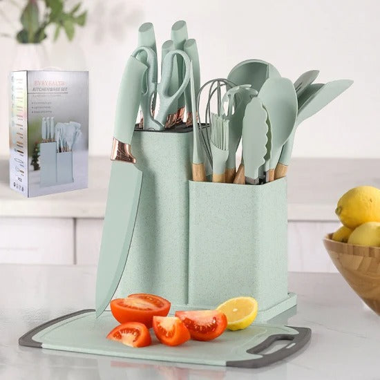 🍳 SET DE COCINA 19 UTENSILIOS CALIDAD PREMIUM® 🍳 ✨ TODO LO QUE NECESITAS PARA COCINAR COMO PRO ✈ ENVÍO GRATIS | 🚚 PAGO CONTRAENTREGA