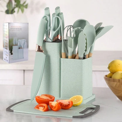 🍳 SET DE COCINA 19 UTENSILIOS CALIDAD PREMIUM® 🍳 ✨ TODO LO QUE NECESITAS PARA COCINAR COMO PRO ✈ ENVÍO GRATIS | 🚚 PAGO CONTRAENTREGA