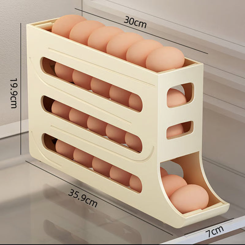🥚 DISPENSADOR ORGANIZADOR DE HUEVOS 4 NIVELES 🥚 📦 AHORRA ESPACIO Y MANTIENE TODO EN ORDEN ✈ ENVÍO GRATIS | 🚚 PAGO CONTRAENTREGA