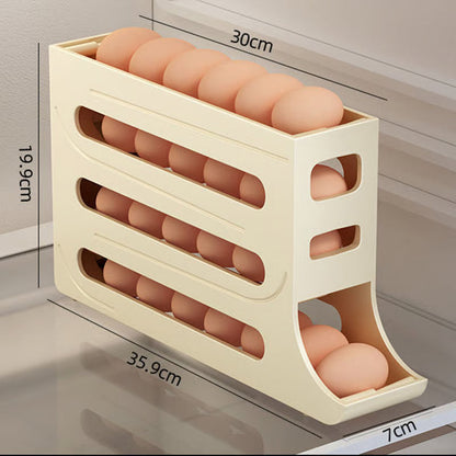 🥚 DISPENSADOR ORGANIZADOR DE HUEVOS 4 NIVELES 🥚 📦 AHORRA ESPACIO Y MANTIENE TODO EN ORDEN ✈ ENVÍO GRATIS | 🚚 PAGO CONTRAENTREGA