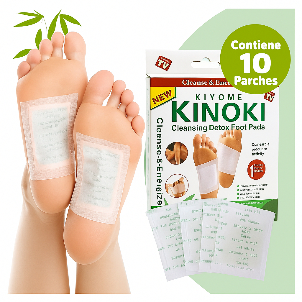 🌿 PARCHES KINOKI DESINTOXICANTES X10 🌿 💧 LIMPIEZA NATURAL Y BIENESTAR DESDE LA PRIMERA NOCHE ✈ ENVÍO GRATIS | 🚚 PAGO CONTRAENTREGA