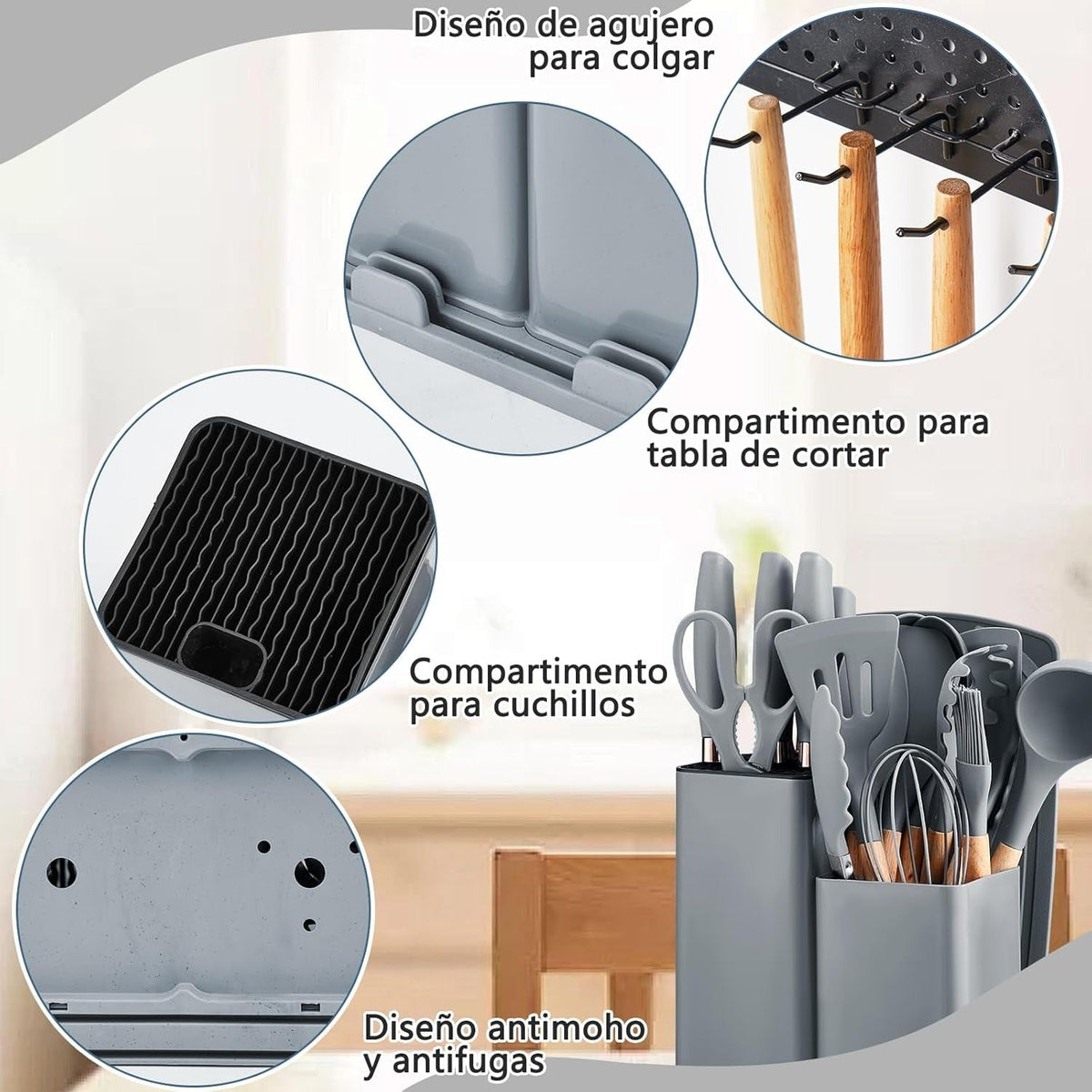 🍳 SET DE COCINA 19 UTENSILIOS CALIDAD PREMIUM® 🍳 ✨ TODO LO QUE NECESITAS PARA COCINAR COMO PRO ✈ ENVÍO GRATIS | 🚚 PAGO CONTRAENTREGA