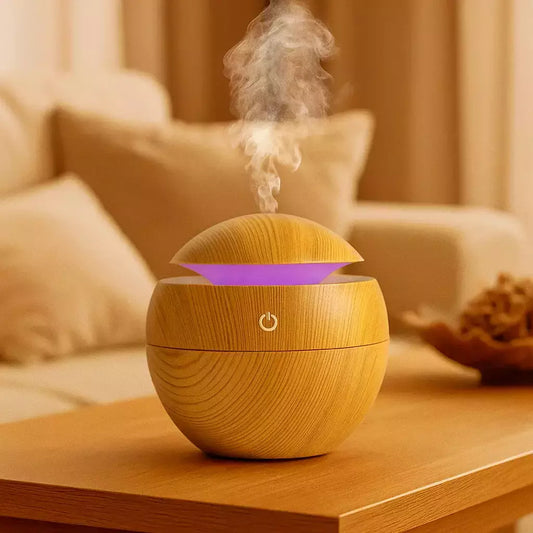 🔥 2X1 HUMIDIFICADOR MADERA 🔥 💧 AROMATERAPIA RELAJANTE + LUZ LED AMBIENTAL ✈ ENVÍO GRATIS | 🚚 PAGO CONTRAENTREGA
